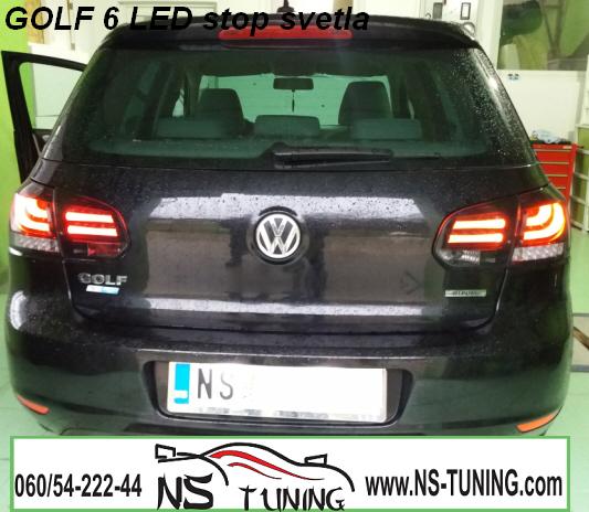 golf 6 led stop svetla gti crna ugradnja novi sad